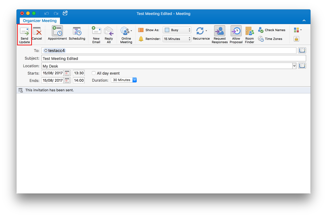 create an appointment from an email in outlook 2016 for mac
